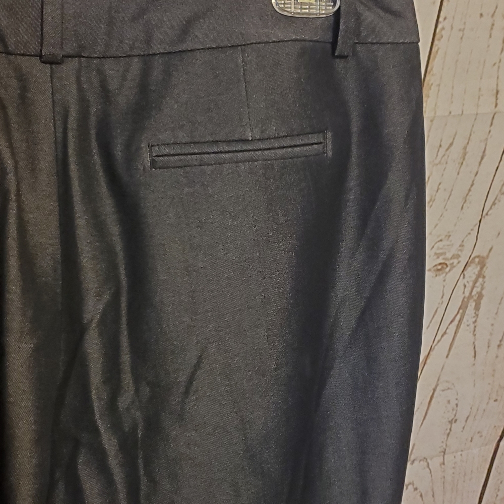 Worthington women's modern fit trouser leg mid rise slacks dark blue 8T - Picture 8 of 10